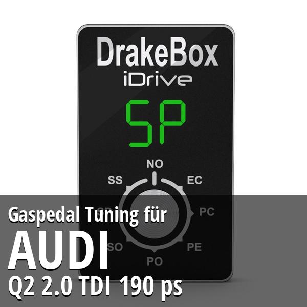 Gaspedal Tuning Audi Q2 2.0 TDI 190 ps