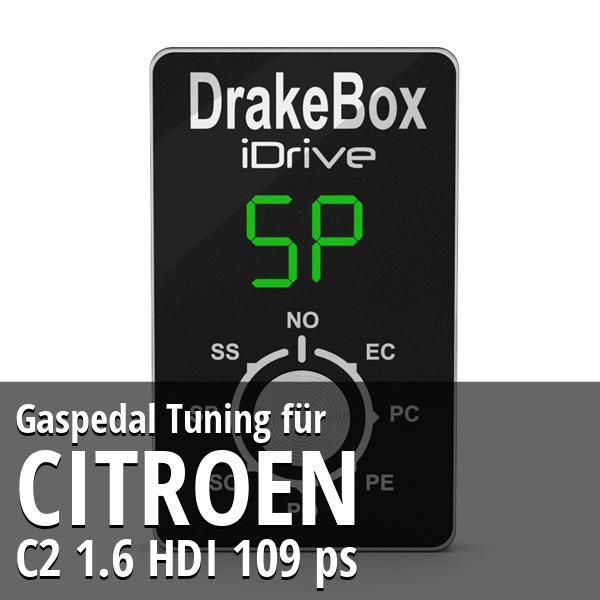 Gaspedal Tuning Citroen C2 1.6 HDI 109 ps