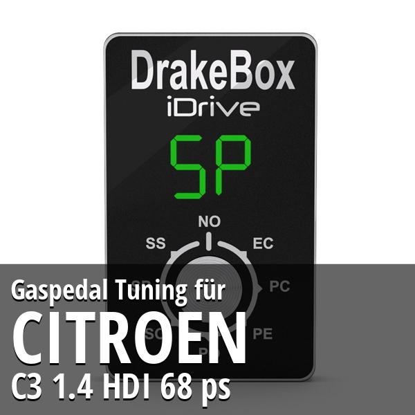 Gaspedal Tuning Citroen C3 1.4 HDI 68 ps