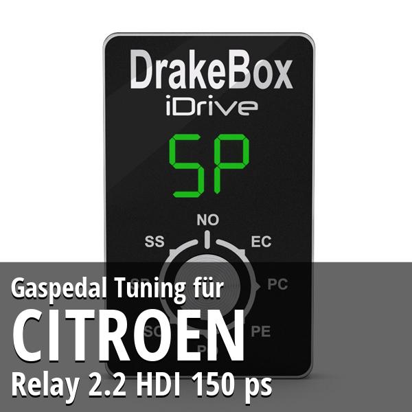Gaspedal Tuning Citroen Relay 2.2 HDI 150 ps
