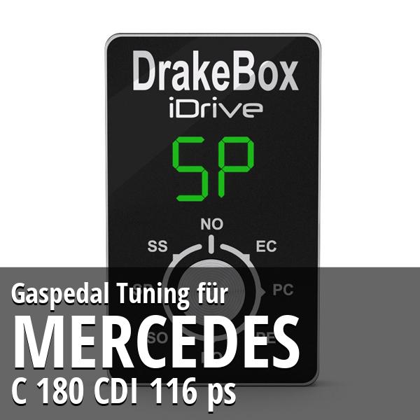 Gaspedal Tuning Mercedes C 180 CDI 116 ps