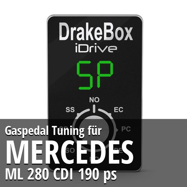 Gaspedal Tuning Mercedes ML 280 CDI 190 ps