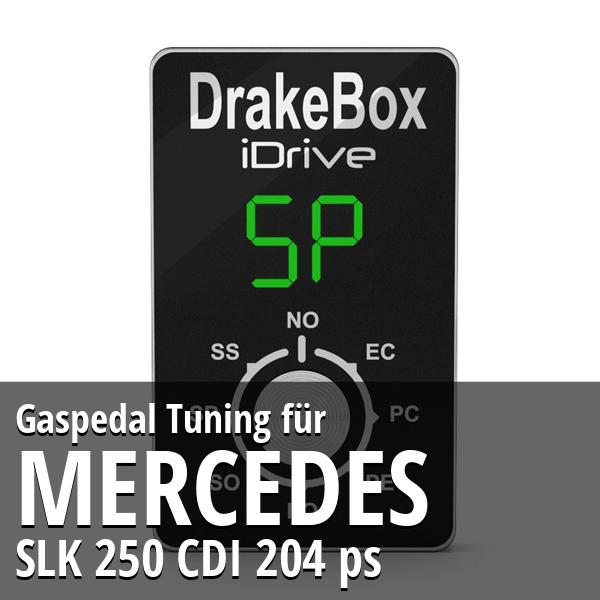 Gaspedal Tuning Mercedes SLK 250 CDI 204 ps