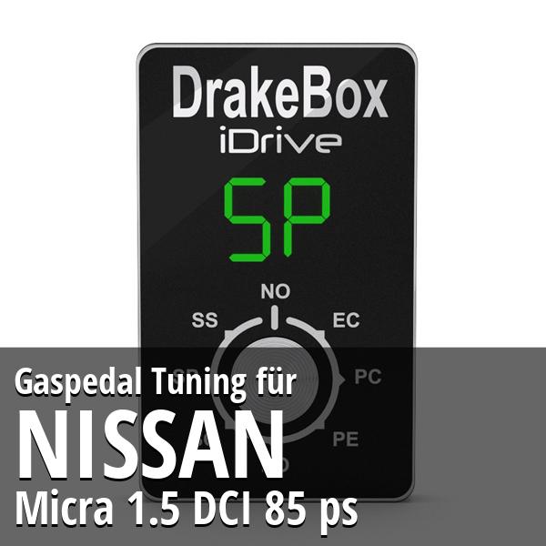 Gaspedal Tuning Nissan Micra 1.5 DCI 85 ps