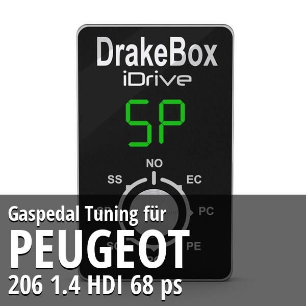 Gaspedal Tuning Peugeot 206 1.4 HDI 68 ps