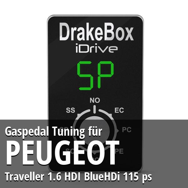 Gaspedal Tuning Peugeot Traveller 1.6 HDI BlueHDi 115 ps