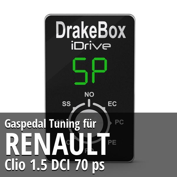 Gaspedal Tuning Renault Clio 1.5 DCI 70 ps
