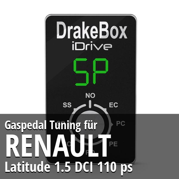 Gaspedal Tuning Renault Latitude 1.5 DCI 110 ps