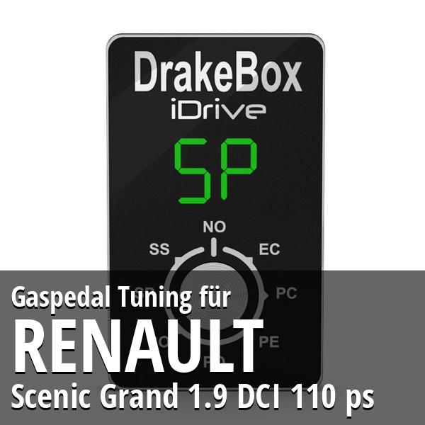 Gaspedal Tuning Renault Scenic Grand 1.9 DCI 110 ps