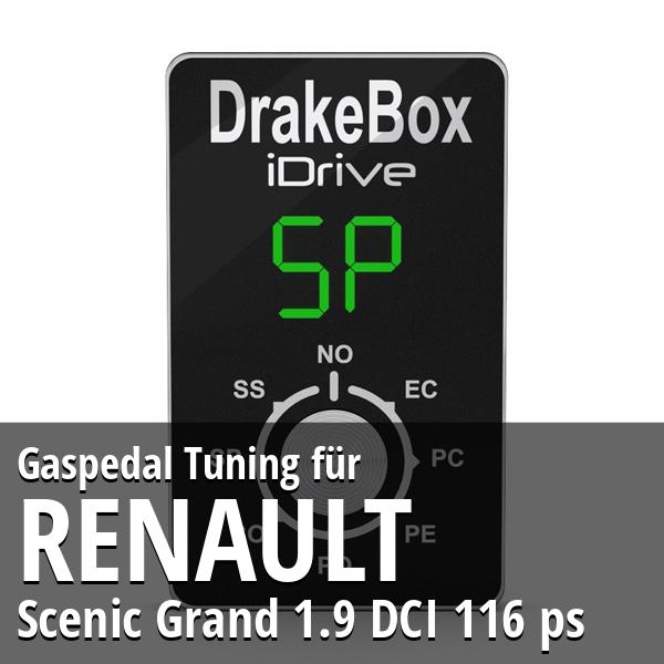 Gaspedal Tuning Renault Scenic Grand 1.9 DCI 116 ps