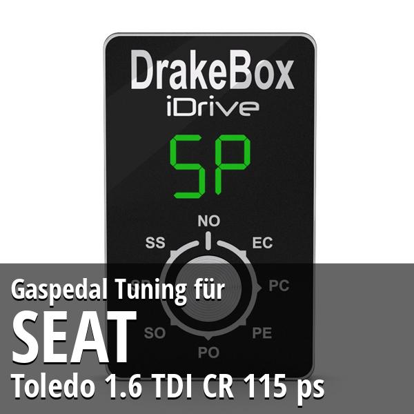 Gaspedal Tuning Seat Toledo 1.6 TDI CR 115 ps
