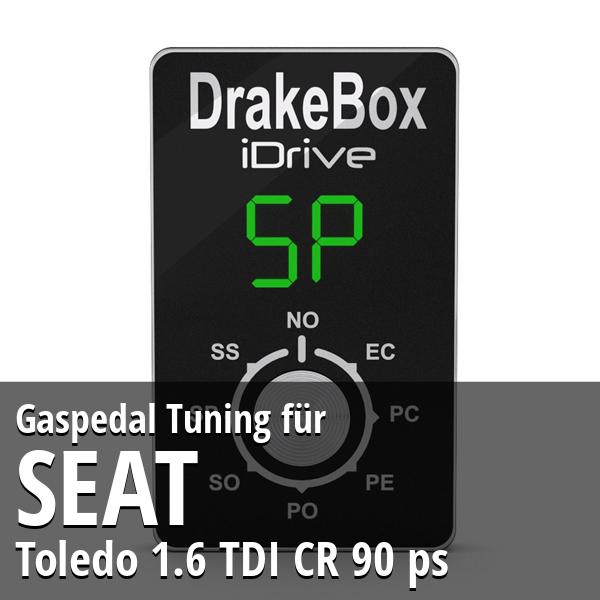 Gaspedal Tuning Seat Toledo 1.6 TDI CR 90 ps