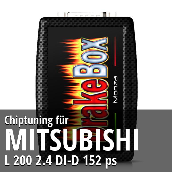 Chiptuning Mitsubishi L 200 2.4 DI-D 152 ps