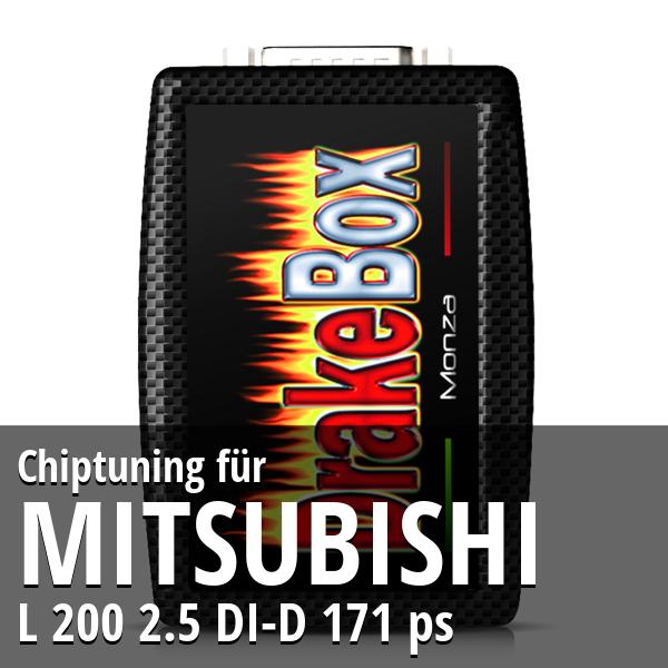 Chiptuning Mitsubishi L 200 2.5 DI-D 171 ps