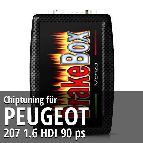 Chiptuning Peugeot 207 1.6 HDI 90 ps