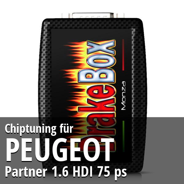 Chiptuning Peugeot Partner 1.6 HDI 75 ps