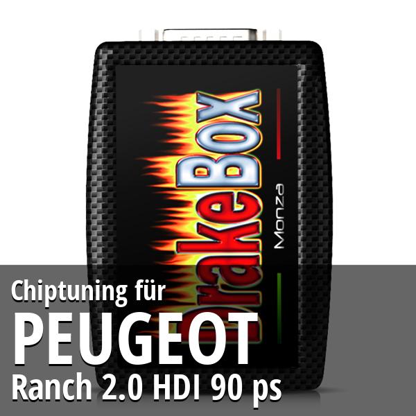 Chiptuning Peugeot Ranch 2.0 HDI 90 ps