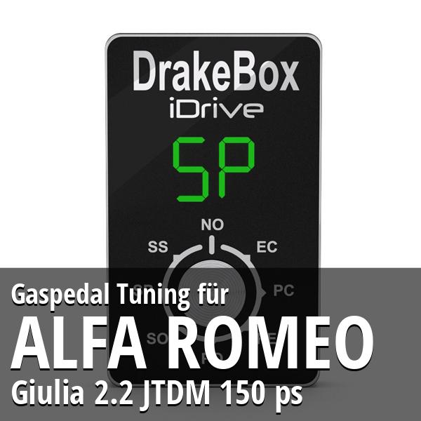 Gaspedal Tuning Alfa Romeo Giulia 2.2 JTDM 150 ps