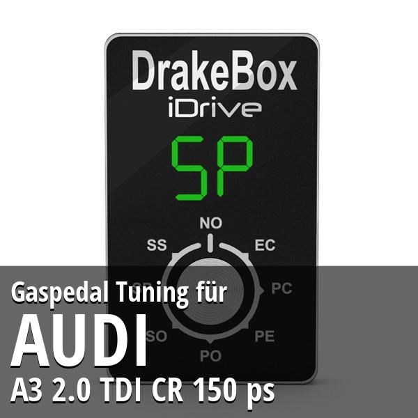 Gaspedal Tuning Audi A3 2.0 TDI CR 150 ps