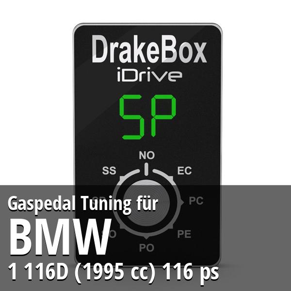 Gaspedal Tuning Bmw 1 116D (1995 cc) 116 ps