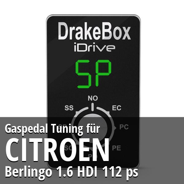 Gaspedal Tuning Citroen Berlingo 1.6 HDI 112 ps