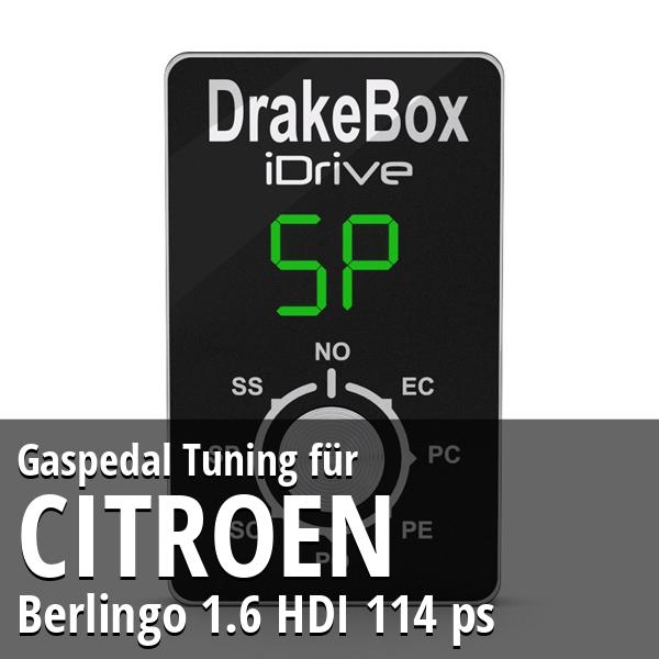 Gaspedal Tuning Citroen Berlingo 1.6 HDI 114 ps