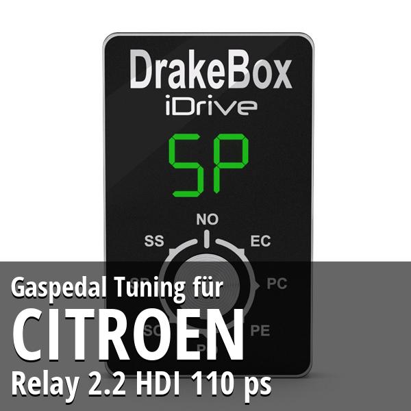 Gaspedal Tuning Citroen Relay 2.2 HDI 110 ps
