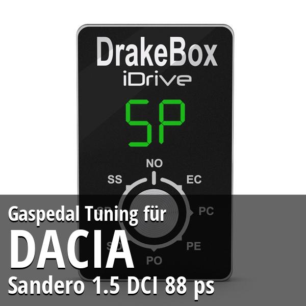 Gaspedal Tuning Dacia Sandero 1.5 DCI 88 ps