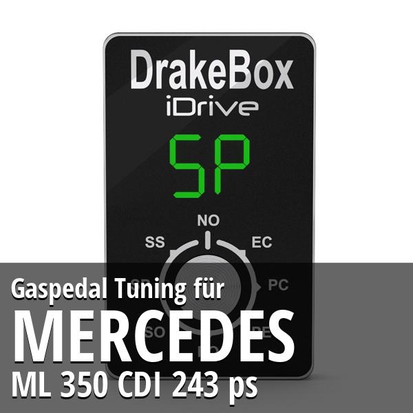 Gaspedal Tuning Mercedes ML 350 CDI 243 ps