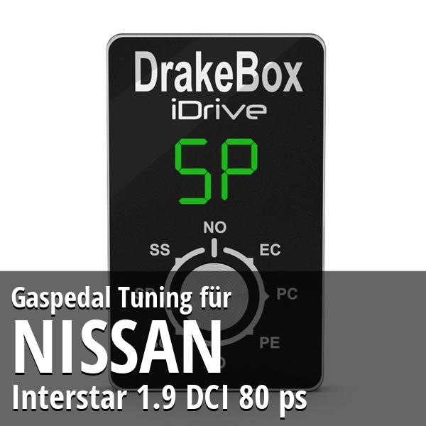 Gaspedal Tuning Nissan Interstar 1.9 DCI 80 ps