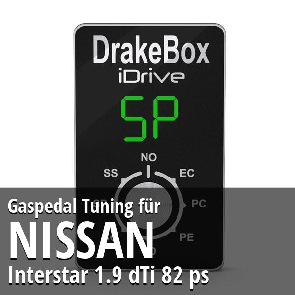 Gaspedal Tuning Nissan Interstar 1.9 dTi 82 ps