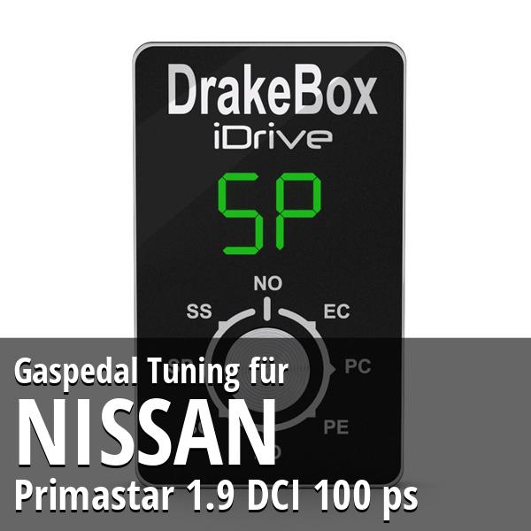 Gaspedal Tuning Nissan Primastar 1.9 DCI 100 ps