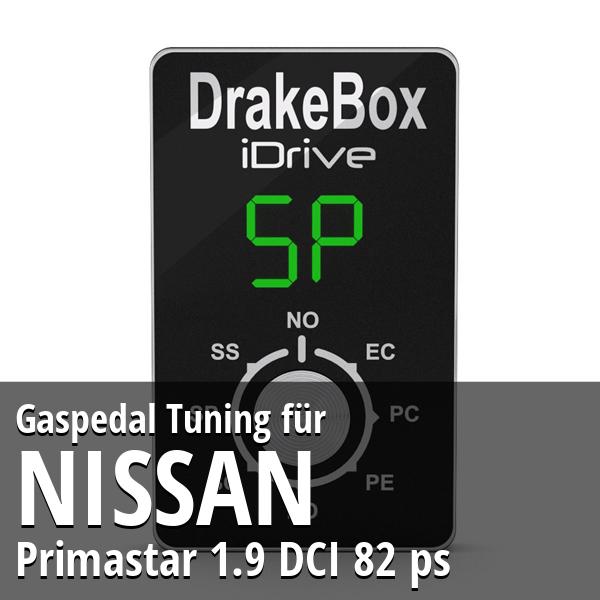 Gaspedal Tuning Nissan Primastar 1.9 DCI 82 ps