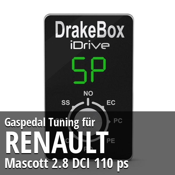 Gaspedal Tuning Renault Mascott 2.8 DCI 110 ps