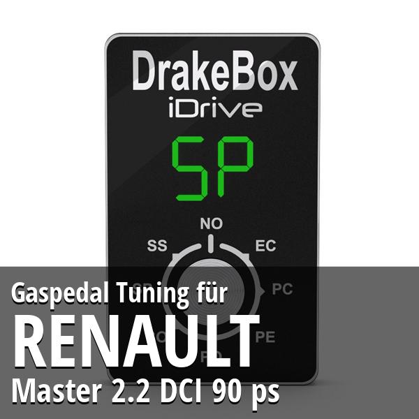 Gaspedal Tuning Renault Master 2.2 DCI 90 ps