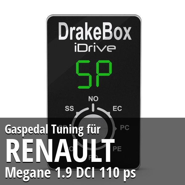 Gaspedal Tuning Renault Megane 1.9 DCI 110 ps