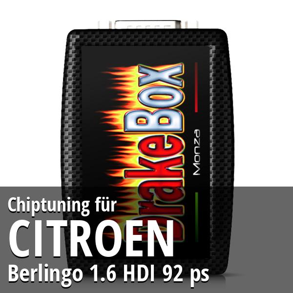 Chiptuning Citroen Berlingo 1.6 HDI 92 ps