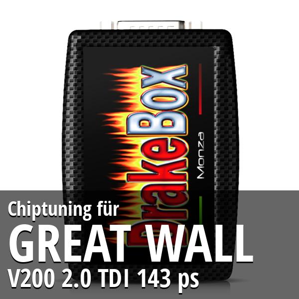 Chiptuning Great Wall V200 2.0 TDI 143 ps