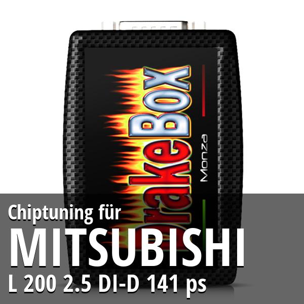 Chiptuning Mitsubishi L 200 2.5 DI-D 141 ps