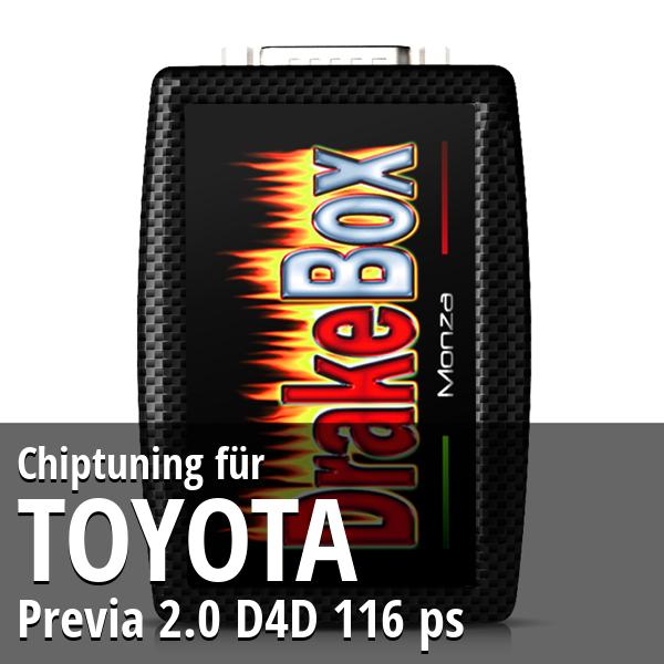 Chiptuning Toyota Previa 2.0 D4D 116 ps