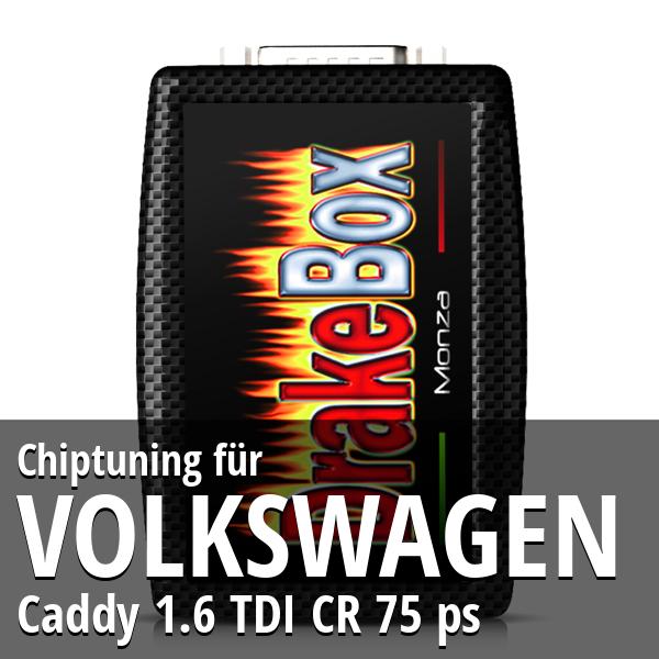 Chiptuning Volkswagen Caddy 1.6 TDI CR 75 ps